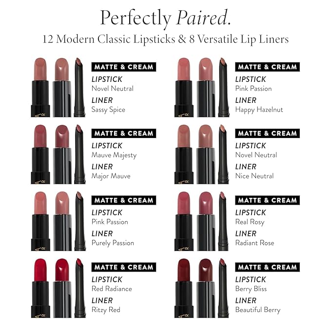 LAURA GELLER NEW YORK Modern Classic Lip Liner, Luxurious Creamy Long Lasting Lip Liner, Prevents Feathering and Fading, Radiant Rose