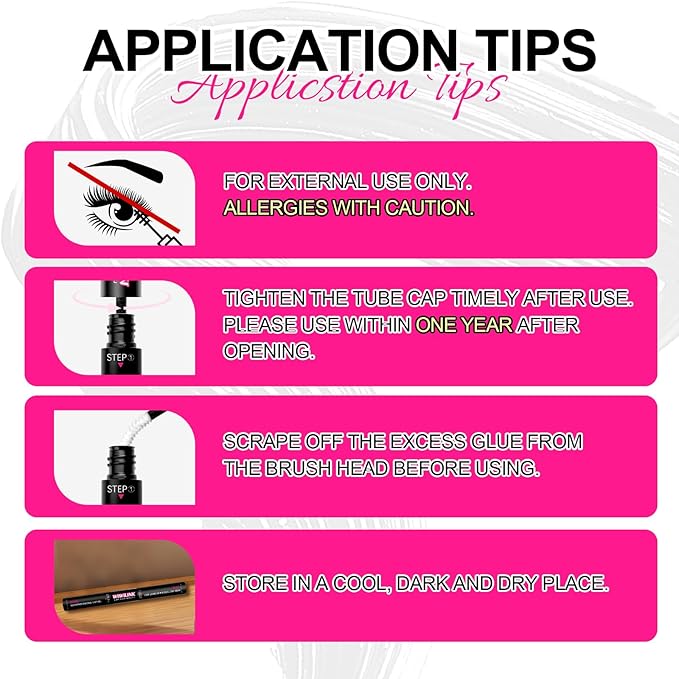 Lash Cluster Glue Lash Bond and Seal Waterproof, White Eyelash Glue for Eyelash Clusters Long-Lasting Eyelash Adhesive at Home（5ml+5ml）