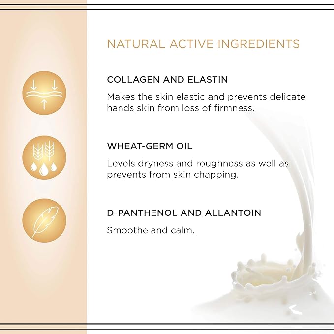 Eveline Glycerine 5 In 1 Bio Goat's Milk + Vitamin E & Karite Butter Super-Concentrated Hand/Nail Cream Mask