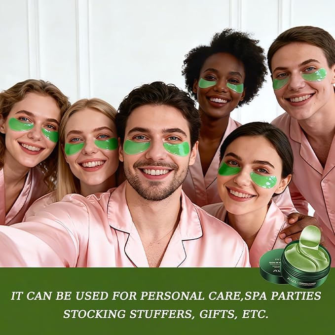 Lingyun 60 Pcs Avocado Under Eye Patches for Tired Eyes – Nourishing Eye Treatment Masks, Moisturizing for Dark Circles, Puffiness, Fine Lines & Dry Skin