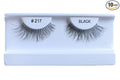 10 Pairs 100% Human Hair False Eyelashes Natural Black #217