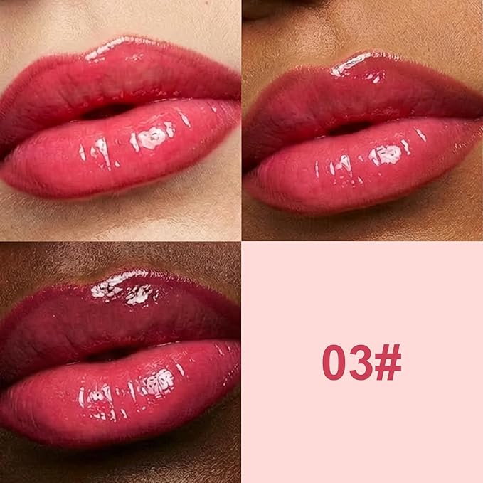 3PCS Lip Combo Set — Matte Lip Liner Pencil, Hydrating Tint Lipstick & Shine Gloss, Non-Sticky Long-Lasting Plumping Lip Makeup Kit for Women, Volume Sculpt Trio, 03