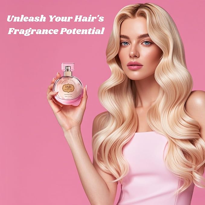 Hair Perfume for Women – Long-Lasting Floral Rose Fragrance –Travel Size Hair & Body Mist, Strengthens & Conditions Hair, 1.7 Fl Oz/50ml
