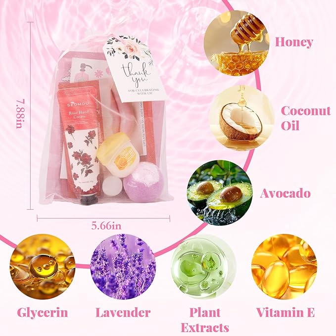90PCS Spa Party Supplies for Girls, Sleepover Party Supplies for Girls, Skincare Set, Include Sleepover Party Temporary Tattoos, Face & Lip Mask, Foot Bath Bombs, Hand Cream, Spa Party Favors