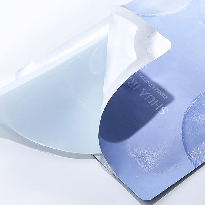 Blue Calming Hydro Mask - Cooling Hydrogel Sheet Face Mask for Sensitive Skin - 5 Sheets with Chamomile Flower Water and Azulene - Deep Hydration, Calming & Soothing Facial Mask