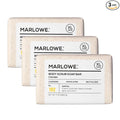 MARLOWE. No. 102 Body Scrub Soap 7 oz (3 Bars), Santal, Exfoliating Soap Bar with Shea Butter, Olive Oil & Green Tea Extracts, Cleanses, Smooths & Revitalizes Skin, Warm Amber, Spice & Citron Scent