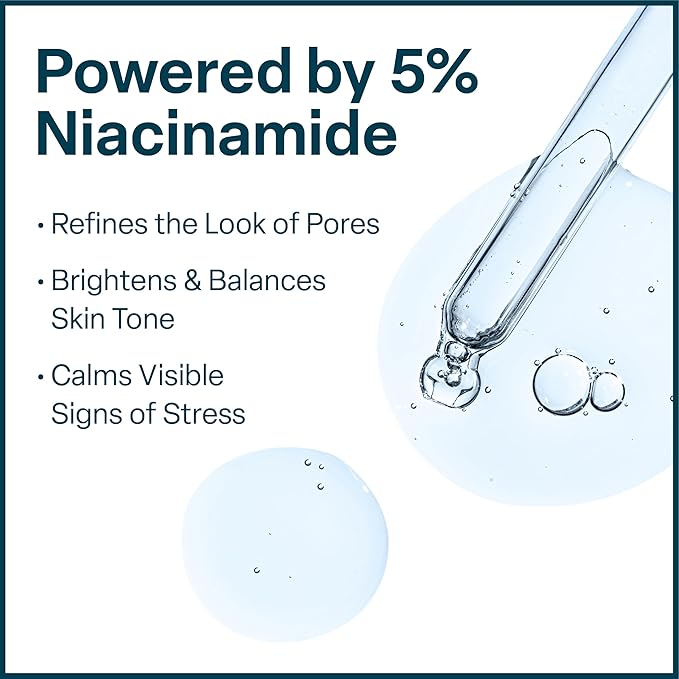 QRxLabs 5% Niacinamide Serum with 1% Retinol & Alpha Arbutin – Brightening Face Serum to Help Improve the Appearance of Pores, Texture & Uneven Skin Tone – 2 Fl Oz