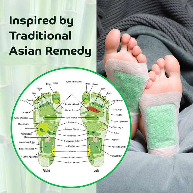 Bandoo Original Foot Pads – Premium Natural Foot Care Pad, Comfortable Overnight Application for Men & Women - 10 Count