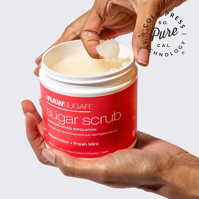 Sugar Scrub | Watermelon + Fresh Mint | 15 oz
