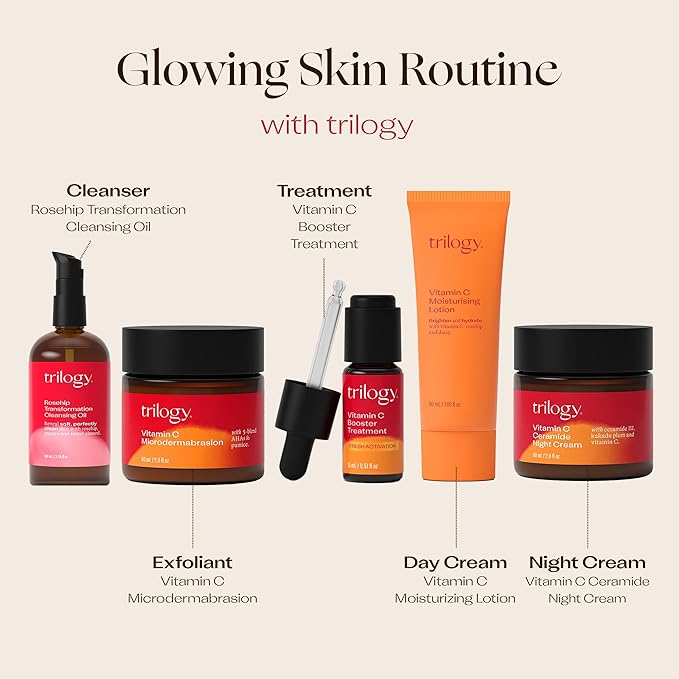 Trilogy Vitamin C Ceramide Night Cream, Illuminating & Firming, 2.0 fl oz