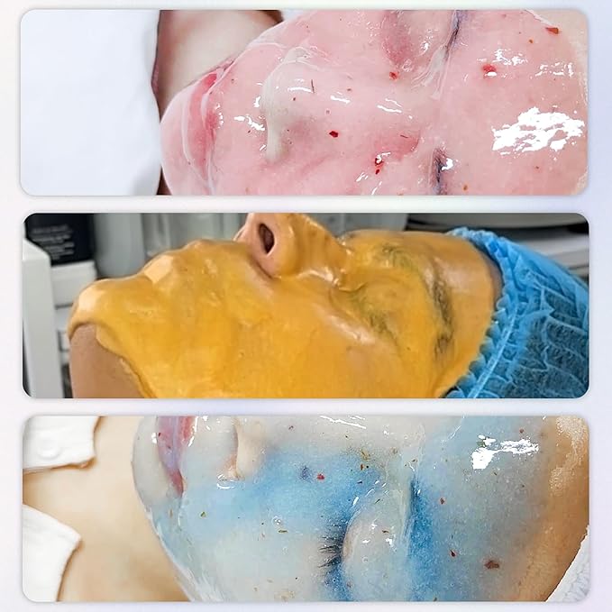 YMEYFAN Jelly Mask for Facials Professional, Tea Tree Peel Off Jelly Face Mask Powder, Deep Hydrating Moisturizing Facial Skin Care, Home Spa Day DIY Skincare for Women and Men (23Fl Oz)