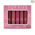 Italia Deluxe Top Five Mousse Matte Lipstick Set Modest Mauves