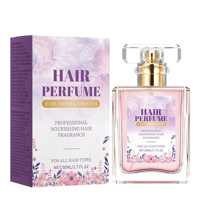 Floral Scent Hair Mist with Chamomile for Long Lasting Fragrance and Silky Shine with Hydrating Benefits Lavender One Size
