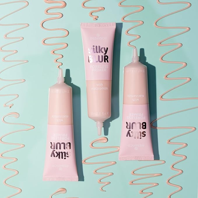 essence | Silky Blur Poreless Primer | Skin-Smoothing & Pore-Blurring| Infused with Niacinamide | Vegan & Cruelty Free