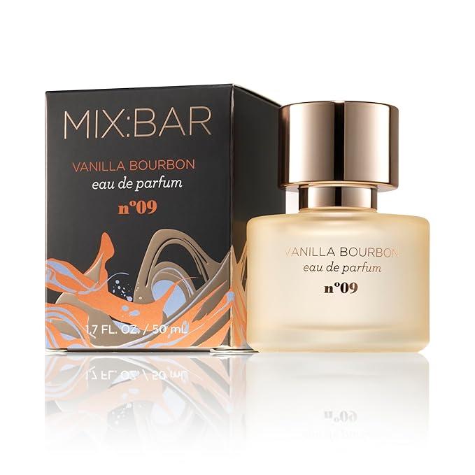 MIX:BAR Vanilla Bourbon Perfume & Body Mist Bundle | Eau de Parfum + 2.5oz Mini Body Spray | Warm, Sweet, Long-Lasting Fragrance | Travel-Friendly, Cruelty-Free, Vegan