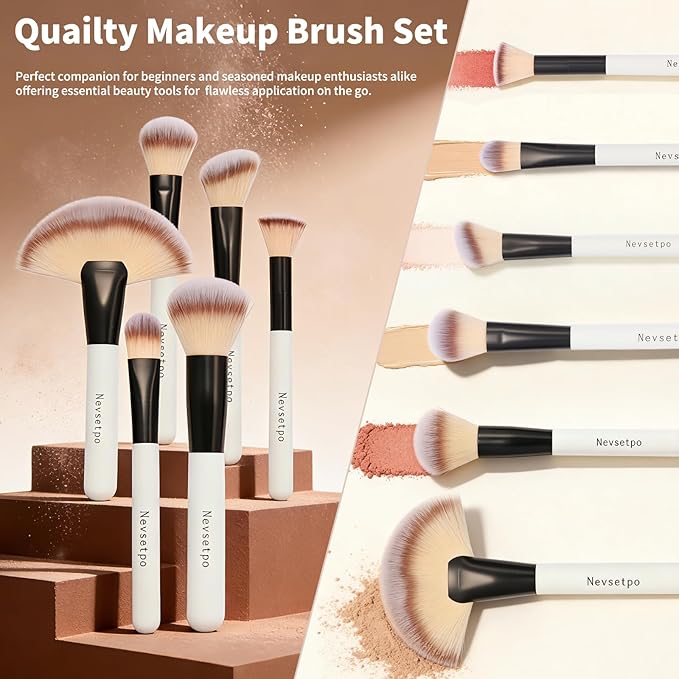 Makeup Brushes, Quality Make Up Brushes 28Pcs Makeup Brushes Set Professional, Beginner Make-up Sets With Case, Soft Brush Kits Sponges Masks Spatula,Travel-Friendly Women Girls Gift Sets