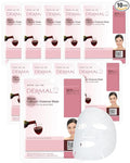 DERMAL Wine Collagen Essence Facial Mask Sheet 23g Pack of 10 - Moisturizing & Firming for Tired Skin, Relieves Skin Stress, Daily Skin Treatment Solution Sheet Mask
