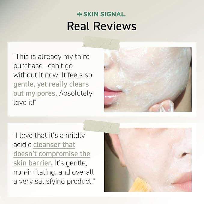 White Clay Enzyme Cleanser, Gentle Exfoliating Face Wash for Sensitive Skin, Deep Pore Facial Cleanser, Powder to Creamy Clay Mask, Korean Skin Care