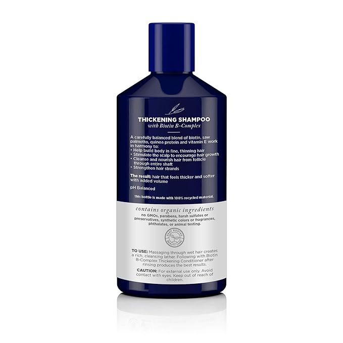 Avalon Organics Thickening Shampoo Complex (Packaging may vary), Biotin B, 14 Fl Oz