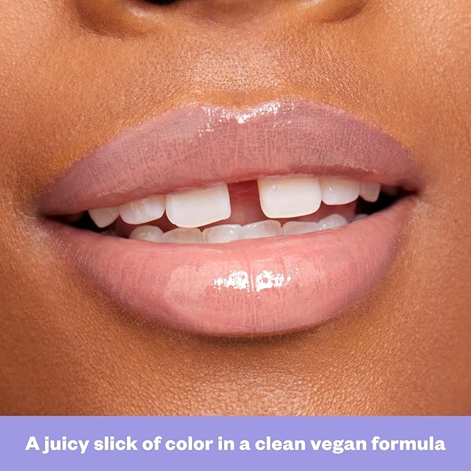Kosas Wet Lip Oil Gloss - Hydrating Lip Plumping Treatment with Hyaluronic Acid & Peptides, Non-Sticky Finish (Unhooked)