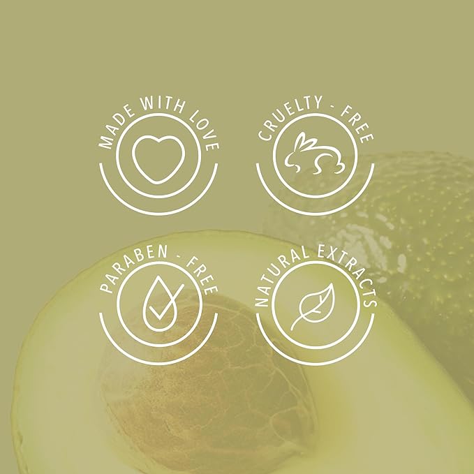 ANYELUZ Avocado Moisturizing Shampoo, Enriched with Omega 3, 6, 9, and Biotin, Repairs and Protects Damaged Hair Fibers, Enhances Hair Shine and Guards Against Sun Damage