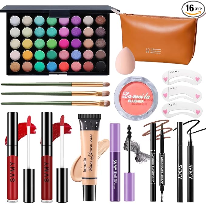 Makeup Set for Women, Makeup Full Kit for Beginners & Professionals, Travel Make up Set for Teens & Adults, Make up Gift Set for Girls, Eyeshadow Palette, Lip Gloss