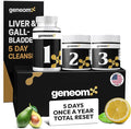 Advanced 5-Day Liver & Gallbladder Cleanse & Detox Formula – Lemon Juice Powder, Malic Acid, Magnesium & Vitamin C – Supports Liver Function, Bile Flow & Gallbladder Health