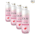 Olay Body Wash for Women, Intensely Hydrating, Pro-Hyaluronic Acid Serum Complex, Renews Moisture, Vitamin B3 Lameller Technology, For All Skin Types, Strawberry Summer Fizz Scent, 20 fl oz