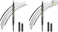 L.A. Girl Brow Ink Micro Brush Detailer Pen, Soft Black GBP347 (Pack of 2)