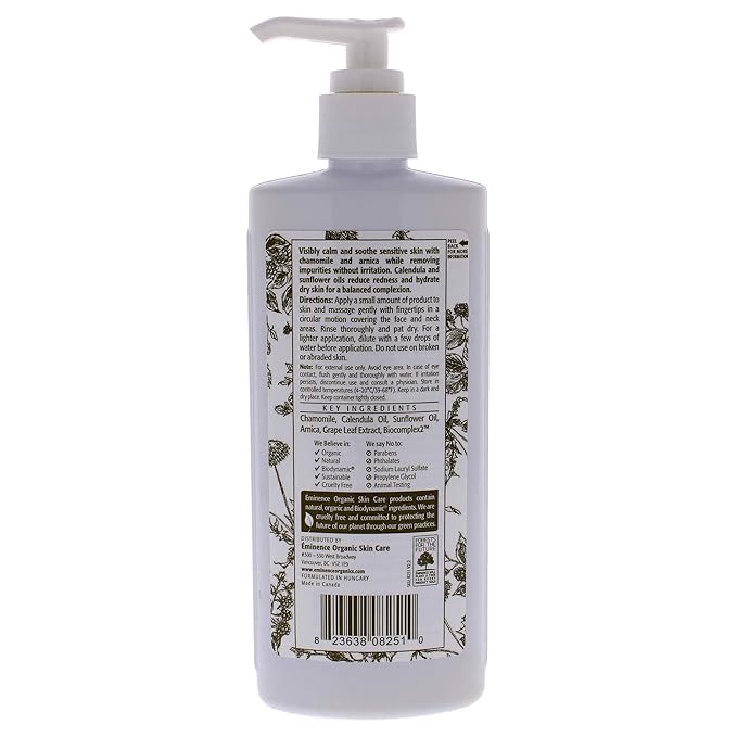 Eminence Calm Skin Chamomile Cleanser for Unisex - 8.4 oz Cleanser