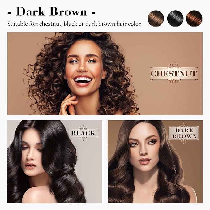 Eyebrow Pencils for Women - Eyebrow Gel with Microblading 4-Fork-Tip, Lift & Snatch Eyebrow Pen, Eyebrow Marker Long-Lasting Waterproof & Smudge-Proof Natural Hair Like Brows (Dark Brown)