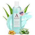 Alpha Skin Care Moisturizing Body Wash, Gentle Soap-Free Anti-Aging Formula, Glycolic AHA, Vitamin E & Aloe Vera, Conditions & Soothes, All Skin Types Hydroxy Acid, 12 Oz
