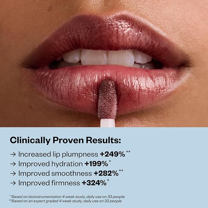 Kosas Wet Lip Oil Gloss – Plumping Peptide Lip Treatment Gloss in Sheer Rich Brown, Hydrating with Hyaluronic Acid, Peptides & Plant Oils, Non-Sticky, Vegan, Clean Beauty Lip Gloss (Cola) 0.15 oz