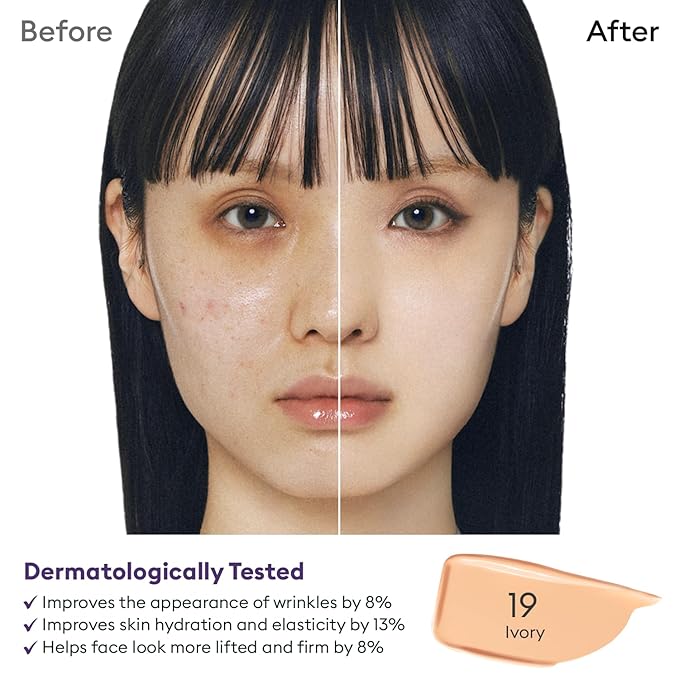 MISSHA M PERFECT COVER SERUM BB CREAM No.19 Ivory - Fair/Light with Warm Undertone, Skin Tint, Tinted Moisturizer, Skin Care Foundation Makeup, Korean Makeup, 1.18 Fl oz