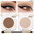 Matte Eyeshadow Palette 2 PCS, Mocha Nude Brown Eye Shadow Palettes Nude Neutral Eyeshadow for Women, Smooth Powder Lightweight Blendable sombras para ojos Compact Daily Eyes Makeup, Set F