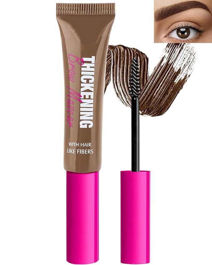 Waterproof Tinted Brow Gel-1Pcs Brunette Thickening Eyebrow Mascara Glue,Brow Lift Fast Shapping, Brow Filler Gream Gel,Long Lasting Eye Makeup for Women,Light Medium Dark Brown Cover Gray Hairs-06