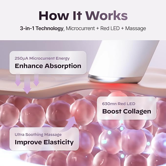 LG Pra.L Superform Galvanic Booster Blush Pink, 1min booster for ageless skin, anti-aging and firming pocket booster, Korean skincare, Glow on the go, Serum booster device, Glass skin, Gift