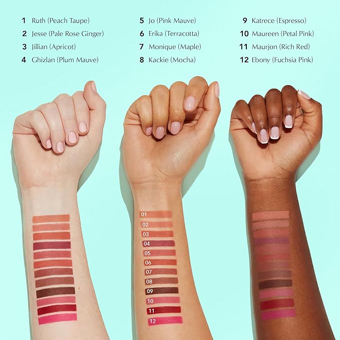 Thrive Causemetics Lip Filler Long-Wearing + Plumping Lip Liner, Shea Butter Hydrating Lip Plumper Retractable Lip Liner Pencil, Built In Sharpener, Vegan & Cruelty Free, Jesse (Pale Rose Ginger)