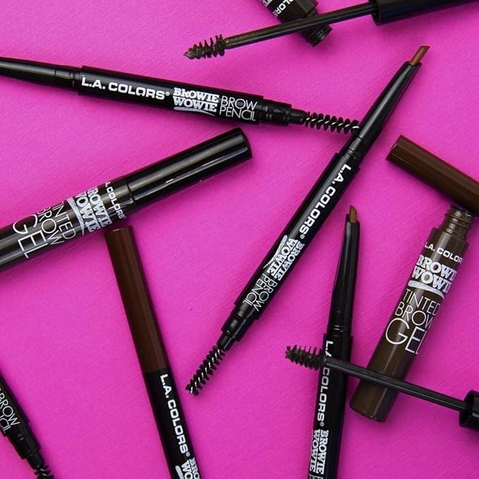 L.A. COLORS Browie Wowie Brow Pencil, Soft Brown CBP403 (Pack of 2)