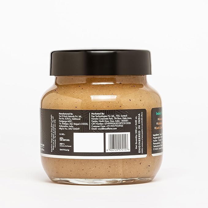 mCaffeine Coffee Sugar Body Scrub with Coconut - Body Wash and Body Exfoliator - Reduces Cellulite and Stretch Marks - All Skin Types - 8.82 oz