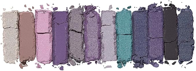 Rimmel London Magnif'Eyes Eyeshadow Palette, 12 Shades, Blendable Formula, Versatile, 008, Electric Violet, 0.5oz
