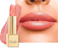 Oulac Matte Coral Lipstick with Glow Metallic Finish - Vegan Lipstick for Women, Creamy Texture, Hydrating Clean Beauty Formula, High-End Magnetic Hook Design, GM11 Aurora