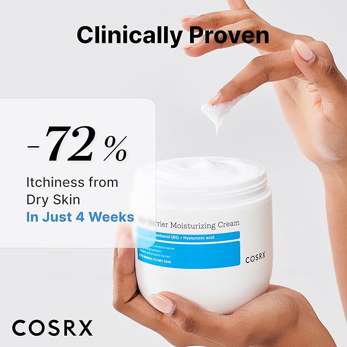 COSRX Skin Barrier Moisturizing Body Cream | 100-Hour Hydration For Dry to Extremely Dry Skin, with Ceramide & Hyaluronic Acid | Unscented, Non-Greasy | Mothers day gift, 15.2 fl oz, Korean Skin Care