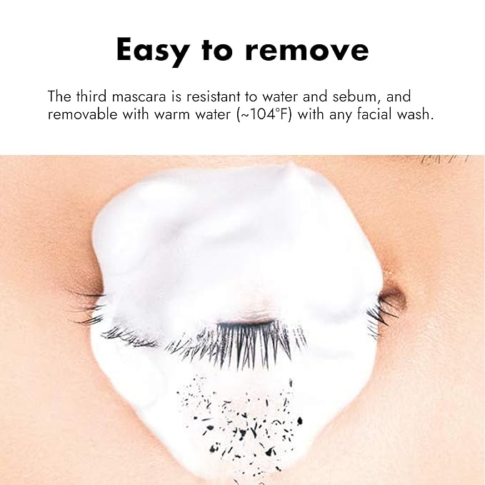 KISSME Heroine Make Micro Mascara Advanced Film EX, Enhance every lash with an Ultra-fine brush type, Black