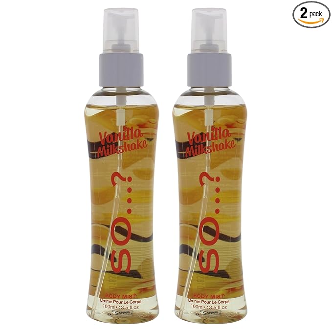 Vanilla Milkshake Body Mist by So…? for Women - 3.5 oz Body Mist - Pack of 2