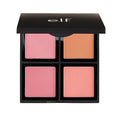 e.l.f. Cosmetics Powder Blush Palette, Four Blush Shades for Beautiful, Long-Lasting Pigment, Light
