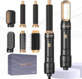 6 in ONE Blow Dryer Brush,Air Curling Iron Round Brush Blow Dryer 800W,Ionic Hair Dryer Brush for Women, Hot Air Brush Hair Styling Tools 100-120V