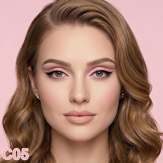 Erinde Matte Eyeshadow Palette Makeup, Neutral Single Eye Shadow Powder