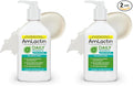 AmLactin Daily Nourish - Therapeutic Face and Body Lotion for Dry Skin - No-Scrub Exfoliator and Moisturizer with 5% Lactic Acid AHA, Safe for Sensitive Skin, 7.9 oz (Packaging May Vary) (Pack of 2)