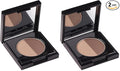 Arches & Halos Duo Luxury Brow Powder - Two-for-one Versatile Compact Powder - For Full, Defined Brows - Vegan and Cruelty Free Makeup - Mocha Blonde, 0.088 oz (Pack of 2)